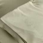 Σετ Σεντόνια με Λάστιχο Cannon Stonewashed 160X200+35 Sage Green